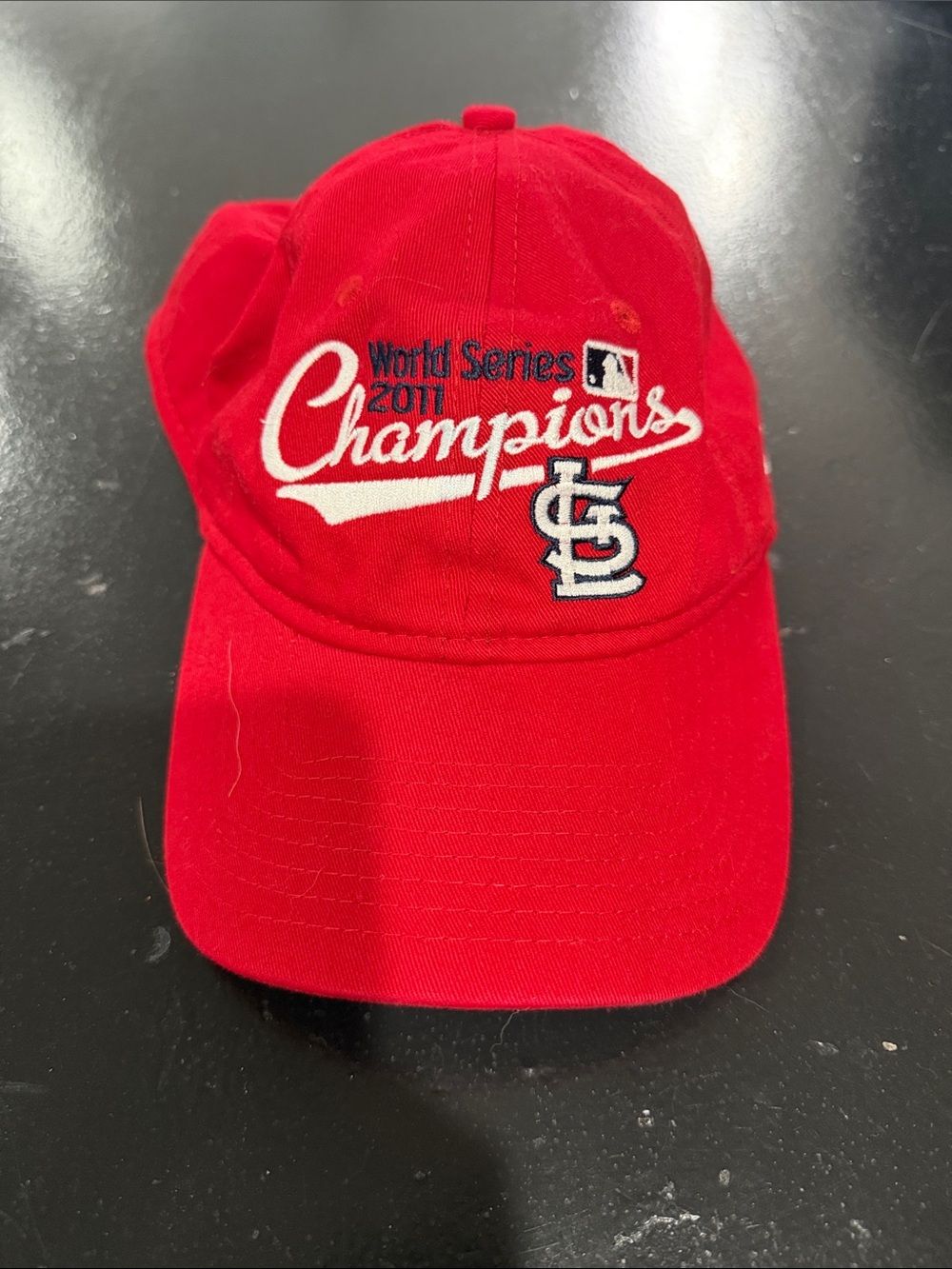 New Era Red St. Louis Cardinals 2011 World Series Champions Cap